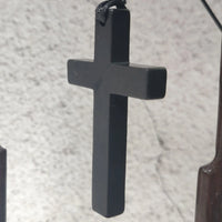 Natural Shungite Cross Pendant