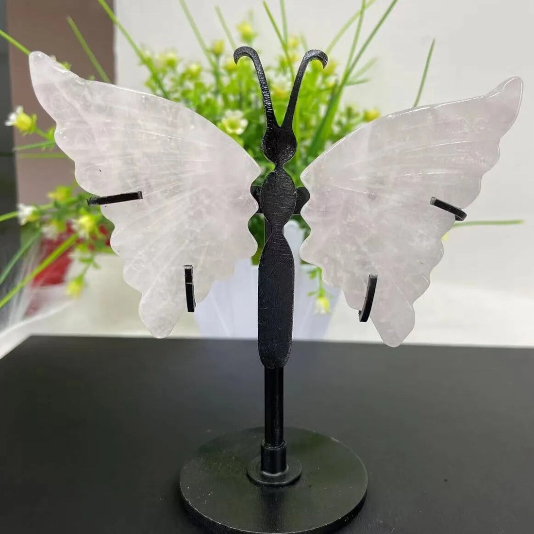 Natural Crystal Butterfly Stand