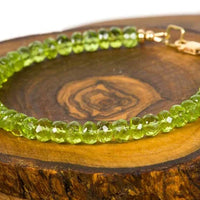 Natural Peridot Bracelet