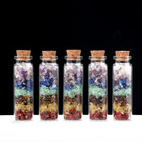 Natural Healing 7 Chakra Crystal Bottle