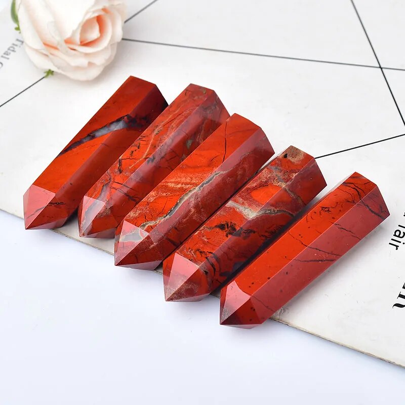 Natural Red Jasper Tower