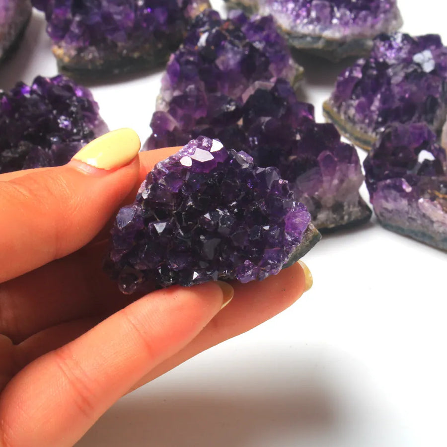 Natural Amethyst Cluster Druzy