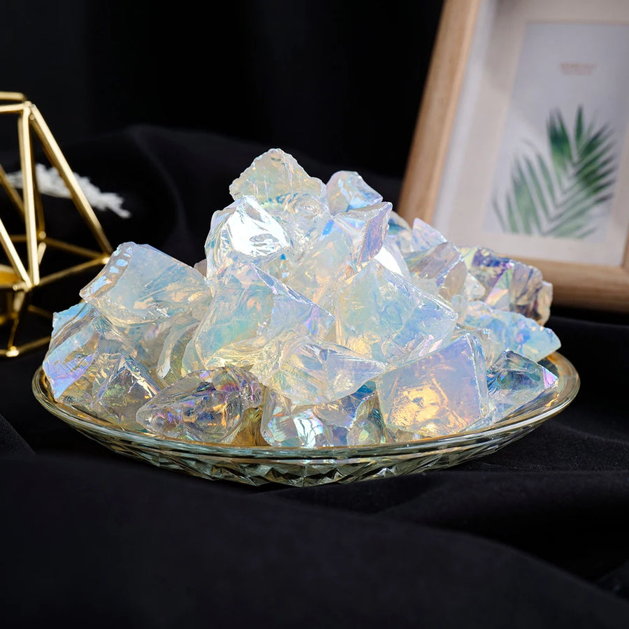 50g/bag Aura Opalite Raw Stone