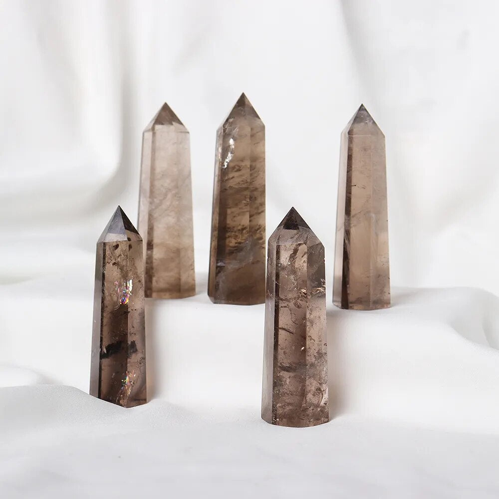 Natural Crystal Tower Smoky Quartz