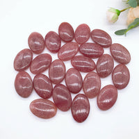 Natural Strawberry Quartz Palm Stone