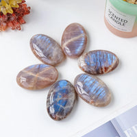 Natural Moonstone Palm Stone