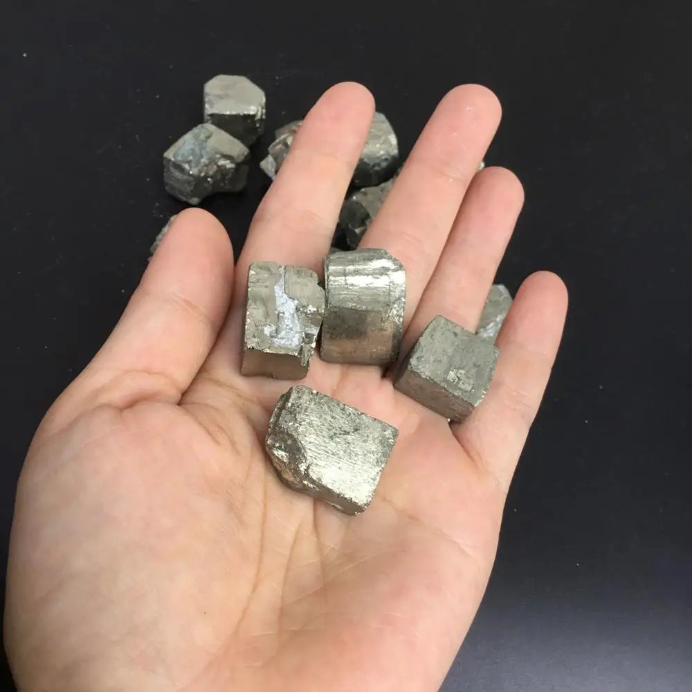 Natural High Density Pyrite Cube