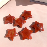 Natural Carnelian Star