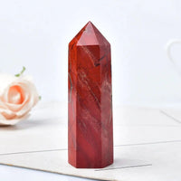 Natural Red Jasper Tower