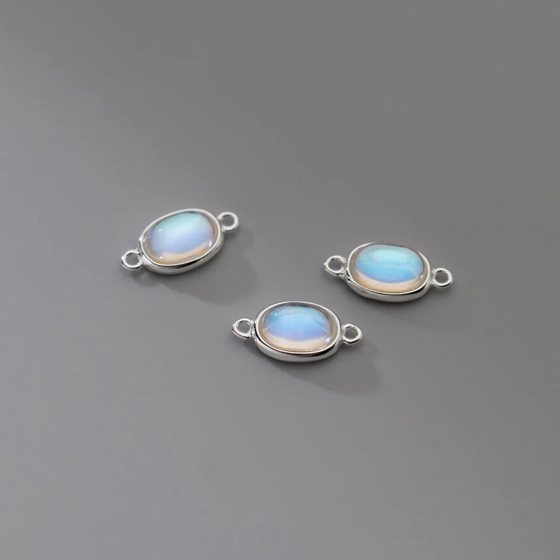 925 Sterling Silver Moonstone Charm