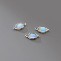 925 Sterling Silver Moonstone Charm