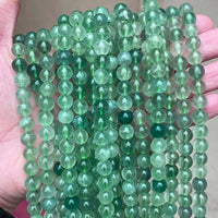 Natural Green Fluorite Bead