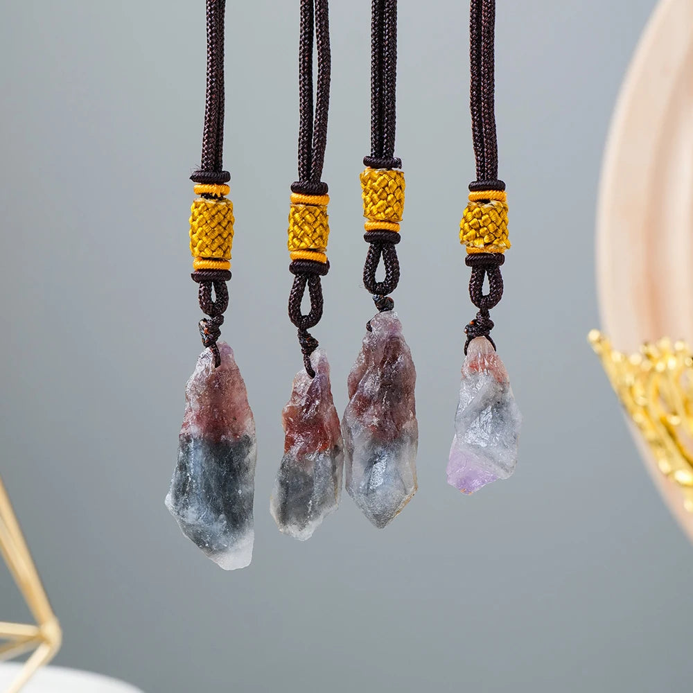 Natural Raw Auralite Necklace