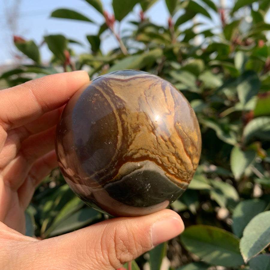 Natural Sea Jasper Sphere