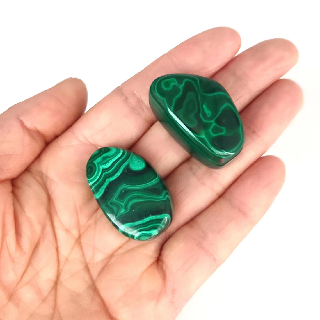 1pc Natural Malachite Tumble Stone