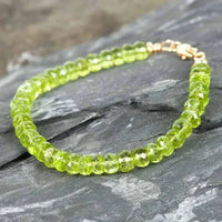 Natural Peridot Bracelet