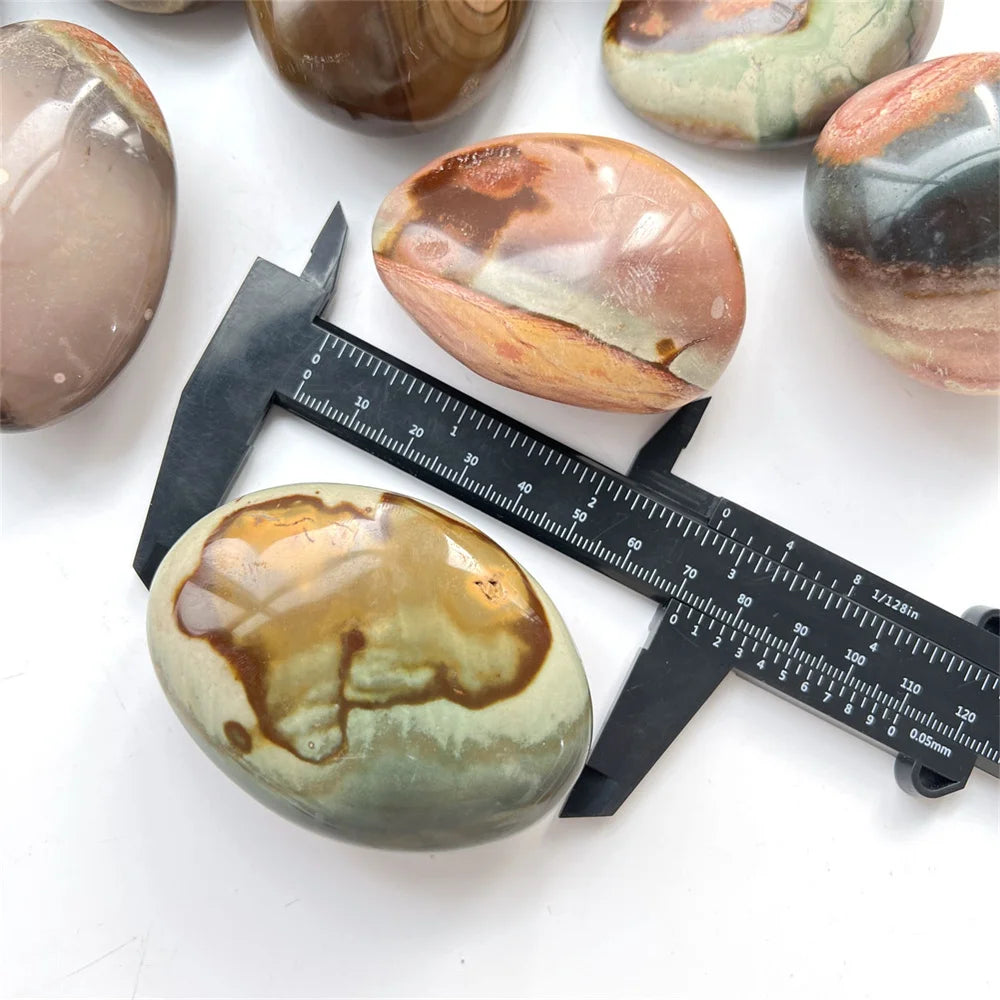 Natural Ocean Jasper Palm Stone