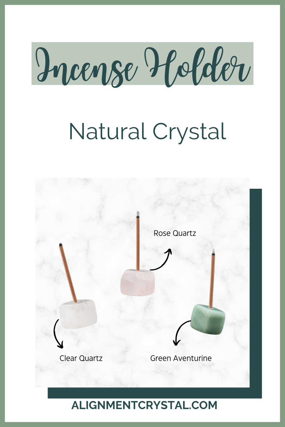 Crystal Stone Incense Holder