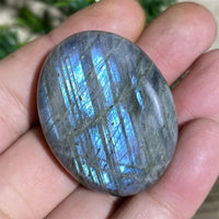 Labradorite Palm Purple Natural Stone Crystals Healing Wicca Wichcraft Meditation Minerals Ornaments Home Decoration