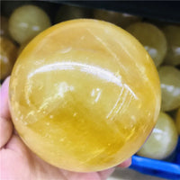 High Quality Yellow Calcite Sphere