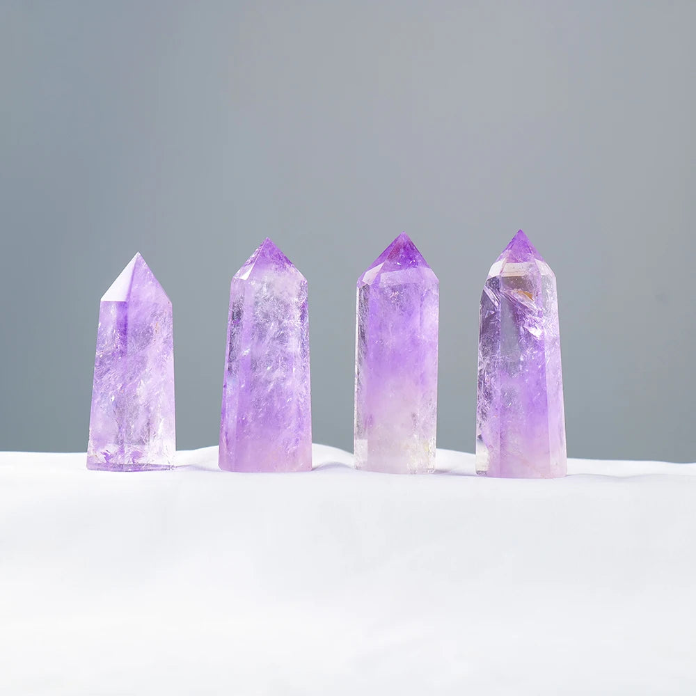 Natural Brazilian Amethyst Tower