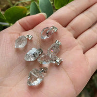 Natural Herkimer Diamond Quartz Pendant