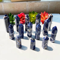 Natural Sodalite Tower