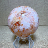 High Quality Natural Flower Agate Sphere