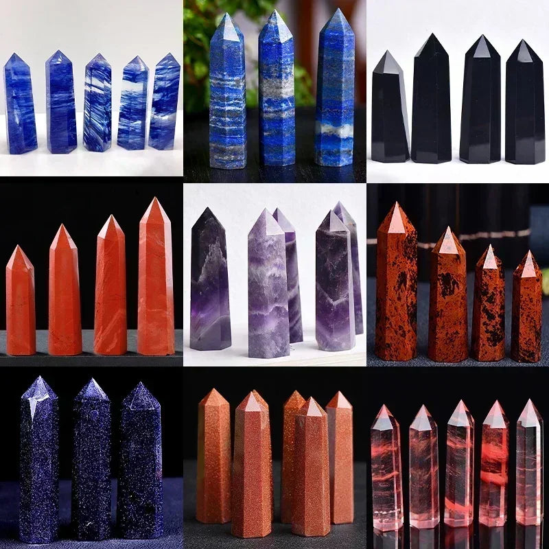 Natural Healing Crystal Tower