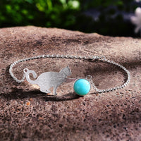 925 Sterling Silver Natural Aquamarine Bracelet