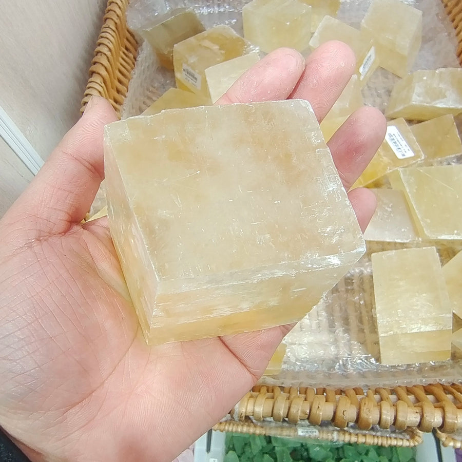 Natural Raw Yellow Calcite