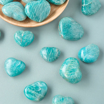 High Quality Amazonite Heart