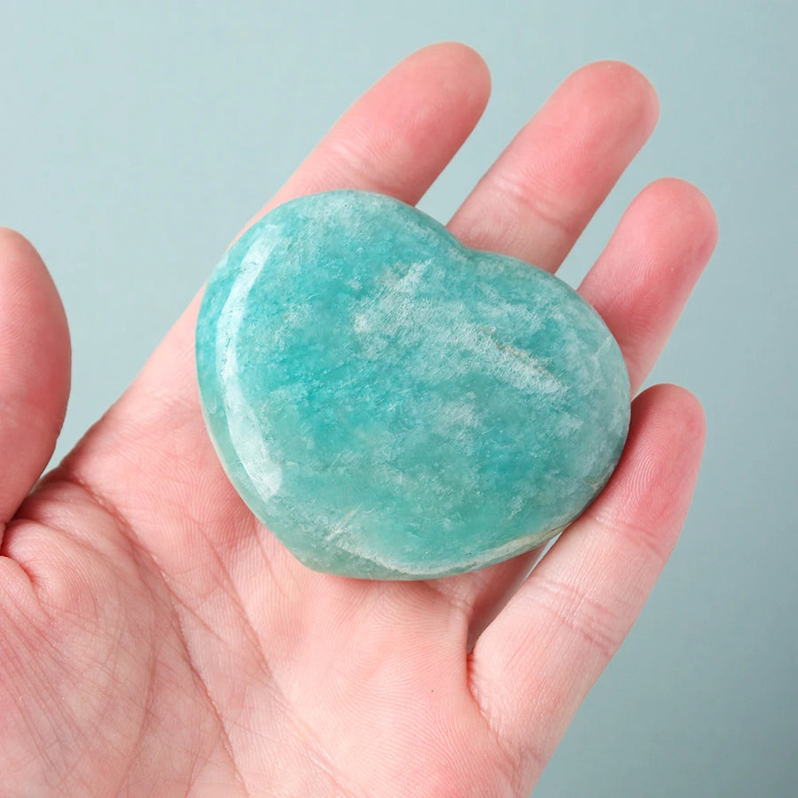 High Quality Amazonite Heart