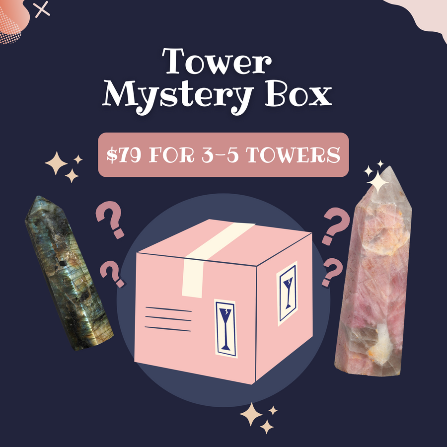 Crystal Tower Mystery Box Gift Box Protection Crystal Healing Crystal And Stone 