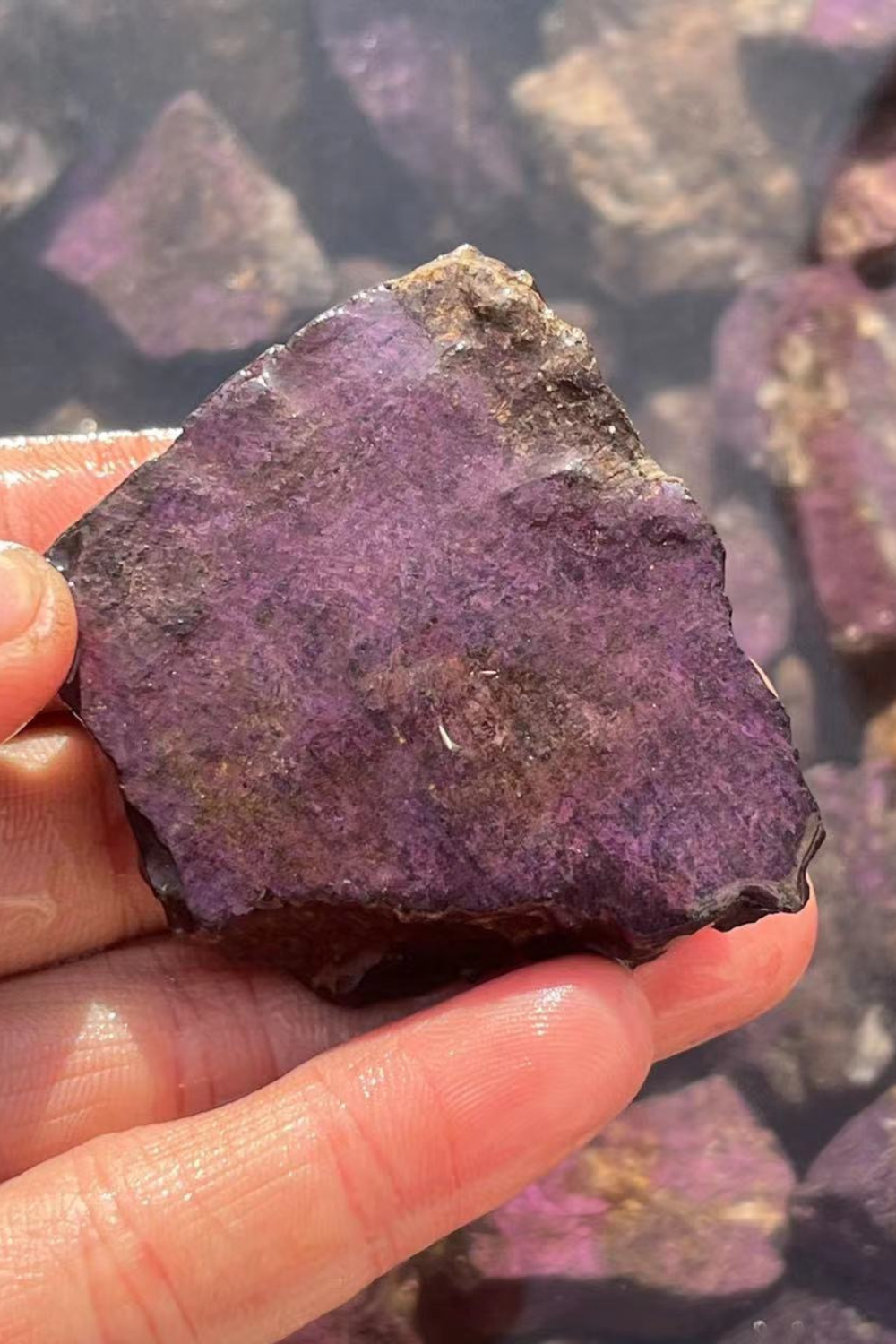 Purpurite Raw Stone Natural Unpolished Crystal Stone