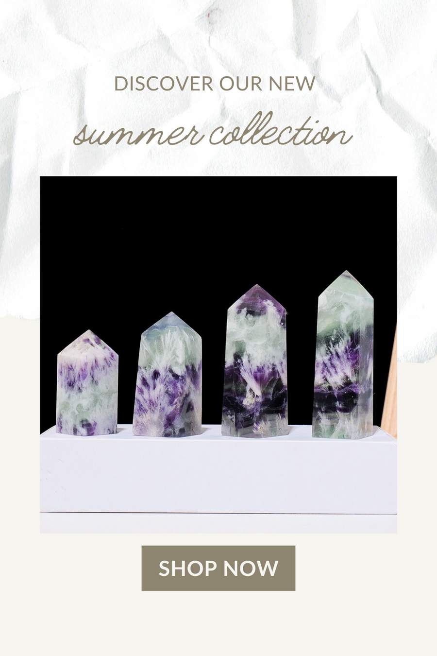 Feather Green Fluorite Tower & Freeform