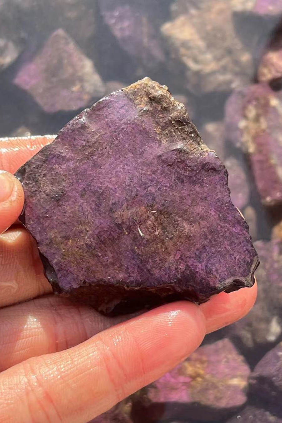 Purpurite Raw Stone Natural Unpolished Crystal Stone