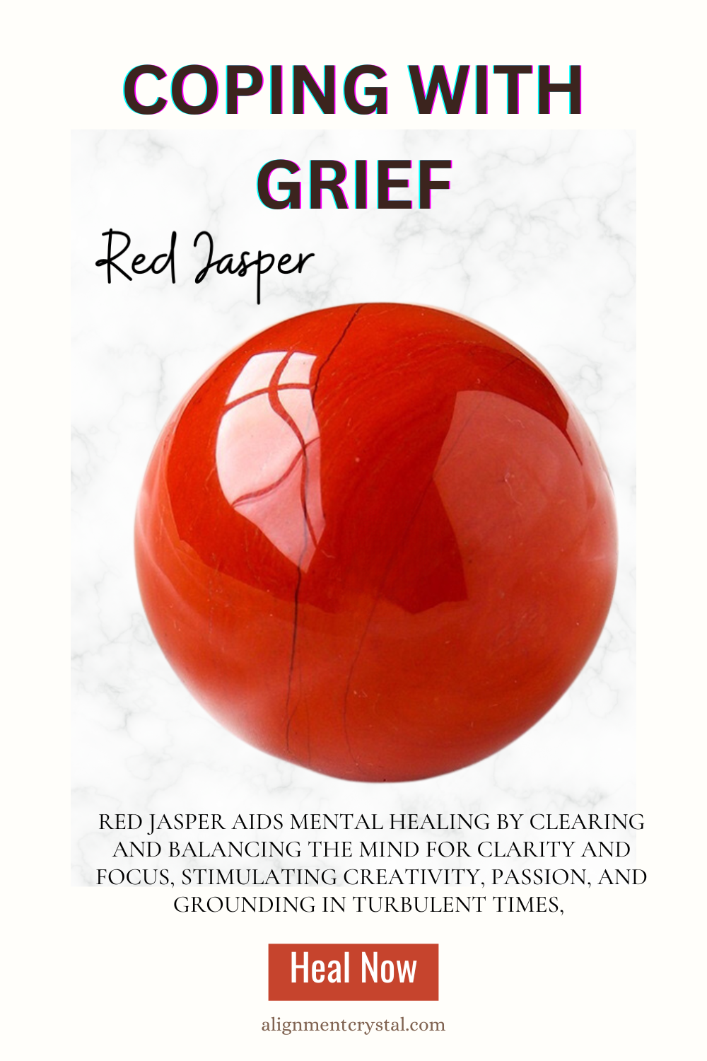 Red Jasper Sphere With Free Stand