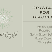 Crystal Set Unique Teacher Appreciation Gift Idea For Teacher