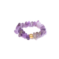 Gemstone Chip Ring