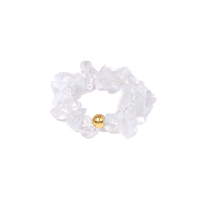 Gemstone Chip Ring