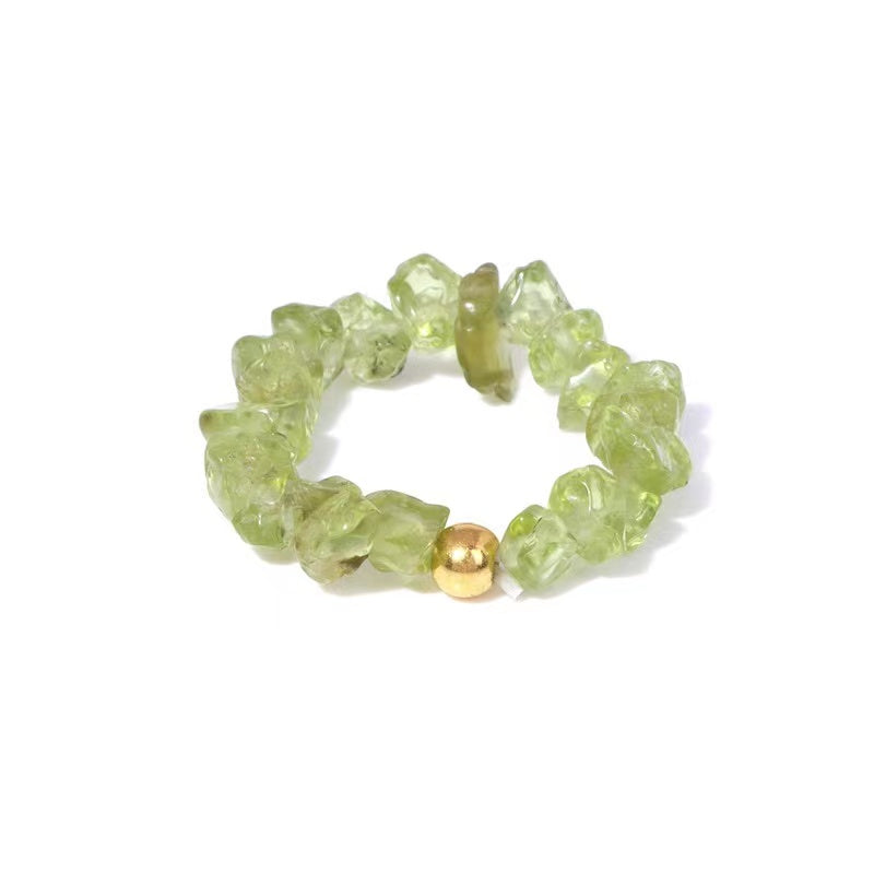 Gemstone Chip Ring