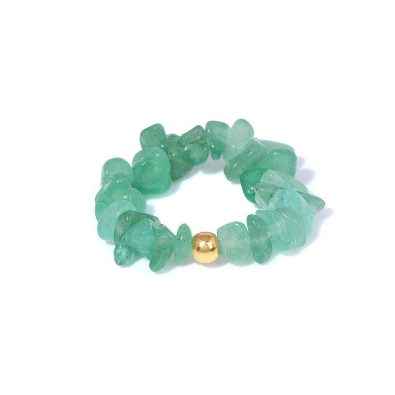 Gemstone Chip Ring