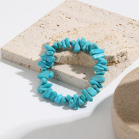 Memory Wire Gemstone Chip Bracelet